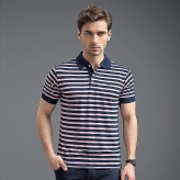 Striped Polo Collar T Shirt Manufacturer In Bangladesh